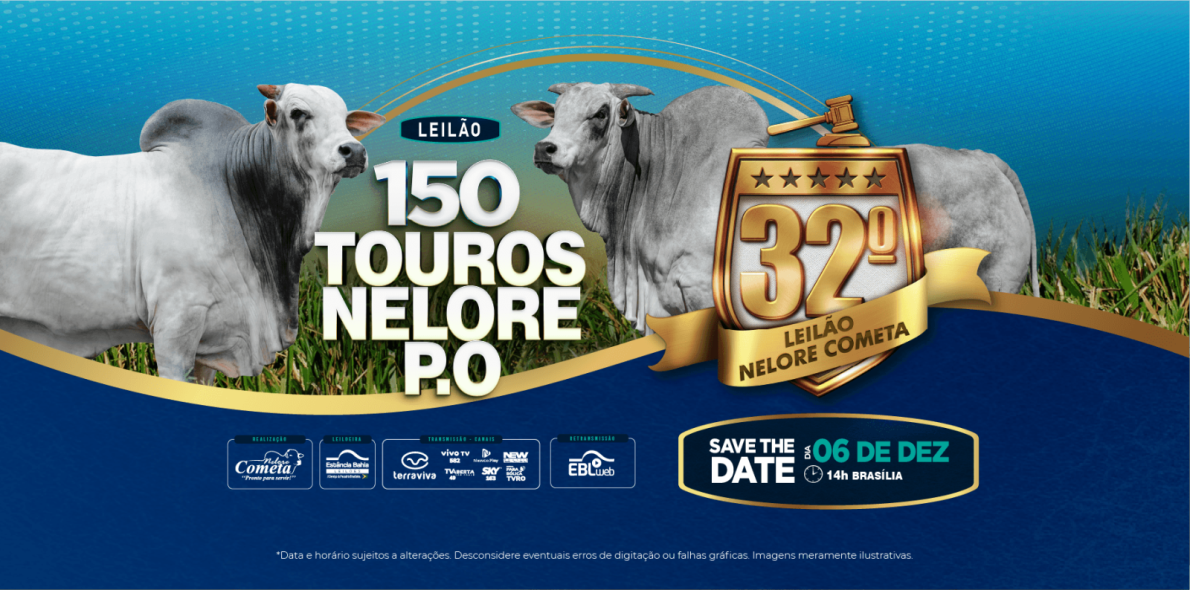 Banner 32º Leilão Nelore Cometa