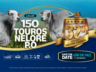Banner 32º Leilão Nelore Cometa